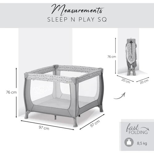 Манеж Hauck Sleep N Play SQ Nordic Grey: Производитель Hauck
