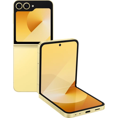 Смартфон Samsung Galaxy Flip 6 12/256GB Yellow F7410: Дисплей 6.7" Dynamic AMOLED 2X (2640 x 1080) 426 ppi / 3.4" Super AMOLED (720 x 748) 306 ppi