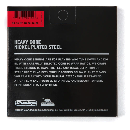 Струна для гитар Комплект струн DUNLOP DHCN10607 Heavy Сore Еlectric Guitar Strings (10-60): Тип Комплект струн