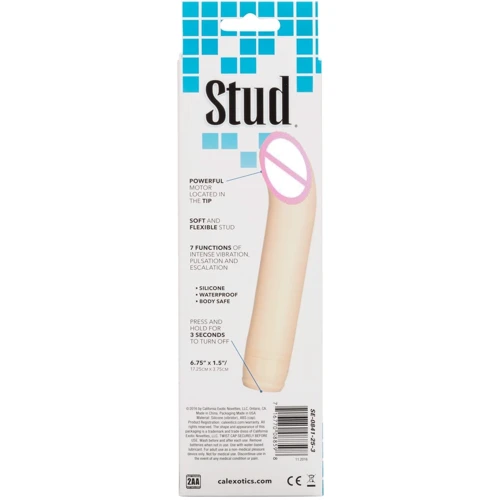 Вибратор для точки G CalExotics Silicone Stud Chubby G, 17,25х3,75 см