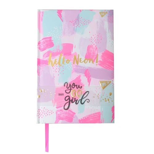 Блокнот-мотиватор YES Hello Neon серії You GO girl, 140x210 мм, 152 л.
