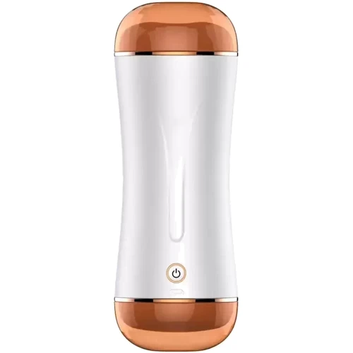 Мастурбатор с двумя входами и вибростимуляцией BOSS Vibrating Masturbation Cup USB 10 function + Interactive Function, BS6300019