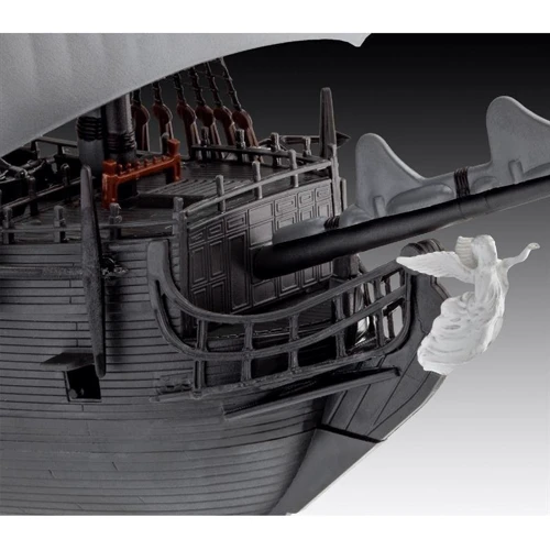 Сборная модель Revell набор Пиратский корабль Черная Жемчужина уровень 3 масштаб 1:150 фото 4
