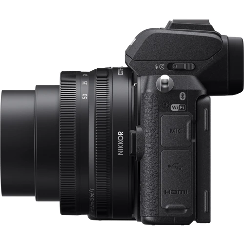 Nikon Z50 kit (16-50mm) VR (VOA050K001): Интерфейс подключения micro USB, HDMI, 3.5 mini-jack, micro USB, HDMI, аудио-выход