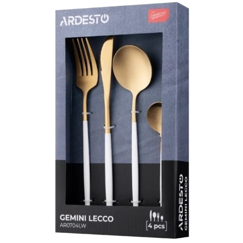 Столовый набор Ardesto Gemini Lecco 4 пр. (AR0704LW)