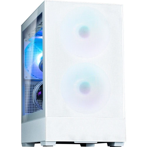 Корпус Zalman P30 AIR White: Матеріал передній панелі металл