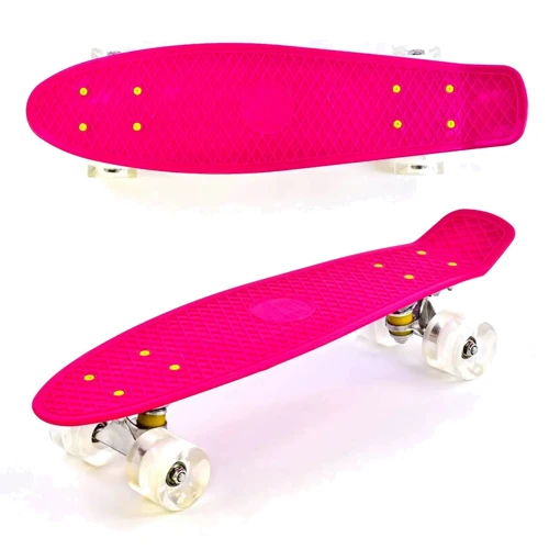 Пенни борд Best Board малиновый 55 см (9090)