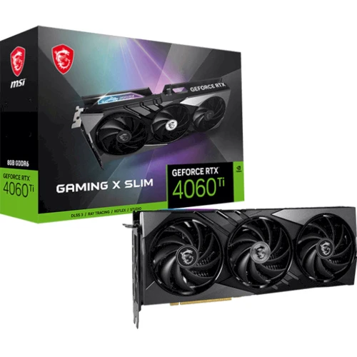 Видеокарта MSI GeForce RTX 4060 Ti GAMING X SLIM 8G