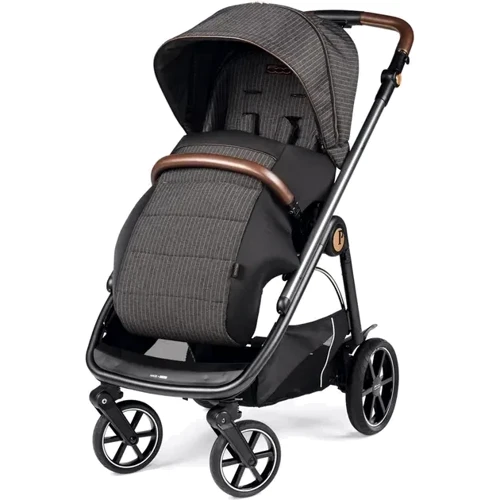 Универсальная коляска 2в1 Peg-Perego Veloce 500 Коричневая с полоской (PACK-VEL2100000003): Тип коляски Универсальная коляска (2-в-1)
