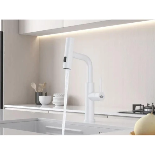 Смеситель для кухонной мойки Nett LW-35 White