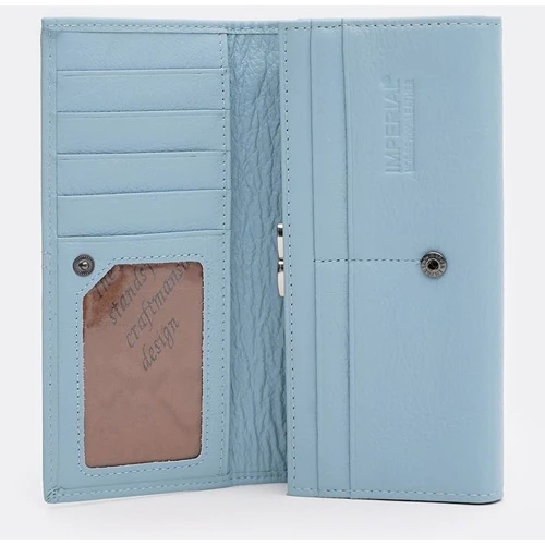 Жіночий гаманець Horse Imperial блакитний (K1a0001bl-blue): Формат гаманця Горизонтальный