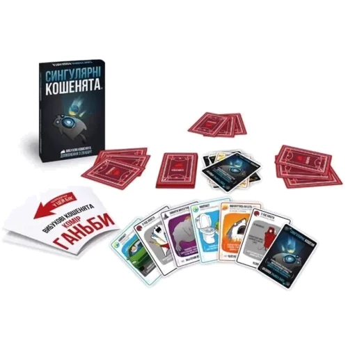Настольная игра Rozum Вибухові кошенята: Сингулярні кошенята (Imploding Kittens) (укр.) (дополнение) фото 5