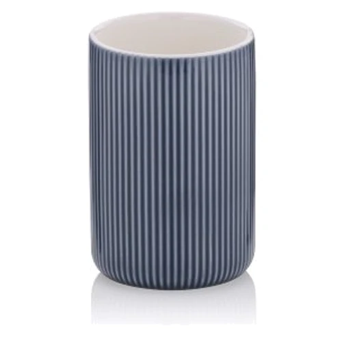 Склянка для зубних щіток KELA Ava димчасто-синій 10.5х7.5 см (24425): Тип Підставка для зубних щіток, Склянка