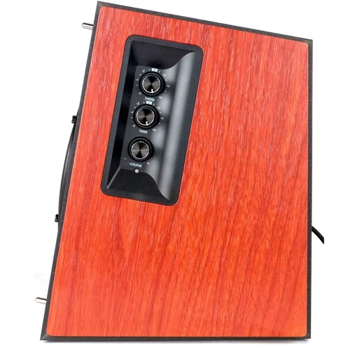Акустична система Edifier R1700BT Brown 2.0 66W Bluetooth: Матеріал корпусу дерево