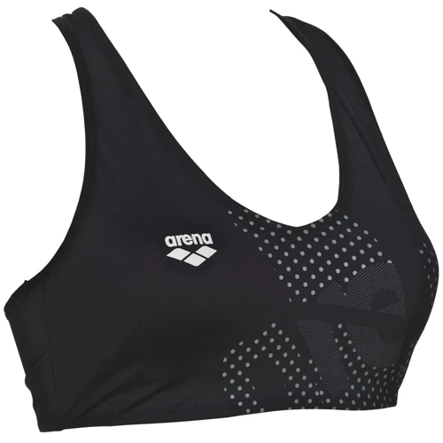 Спортивный топ Arena W Gym Bra Top Basic 001588-505 40 черный: Состав Эластан, Полиэстер