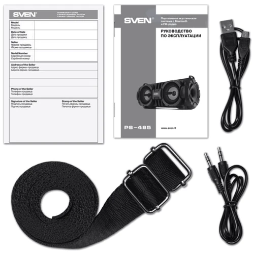 Акустика SVEN PS-485 Black: AM / FM радио есть