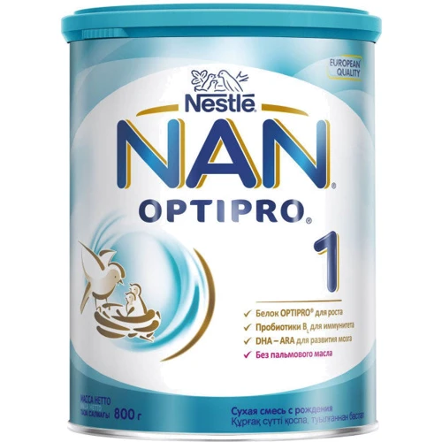 Суміш Nestle NAN 1 суха молочна для дітей з народження 800 г (7613032405700)