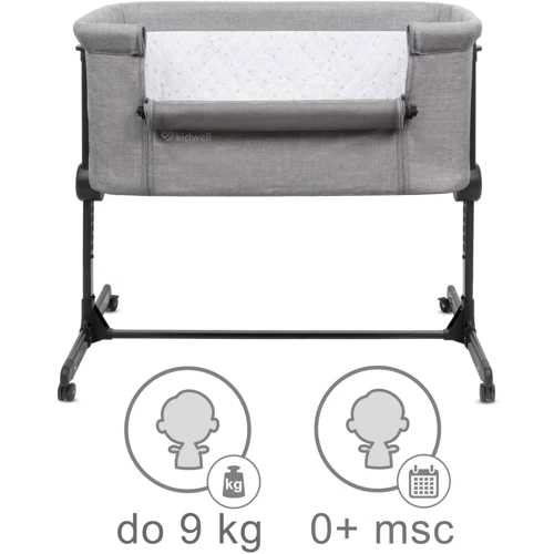 Приставне ліжечко Kidwell Snuzzy Light Grey