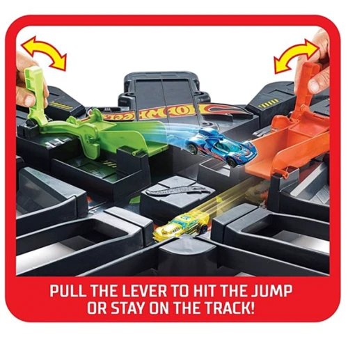 Трек Hot Wheels Грандиозное столкновение GFH87: Тип восьмерка