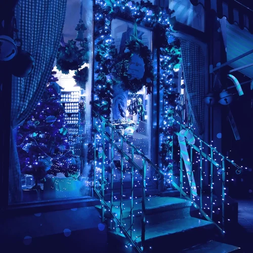 Гирлянда уличная (наружная) Springos 18 м 300 LED CL0327 Blue фото 9