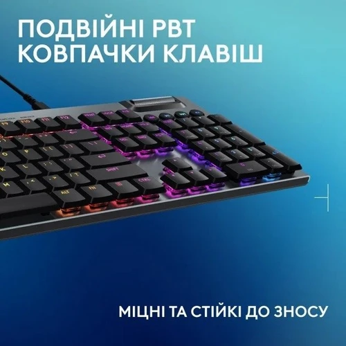 Клавиатура Logitech G915 X Wired Black (920-012942): Тип клавиатуры игровая