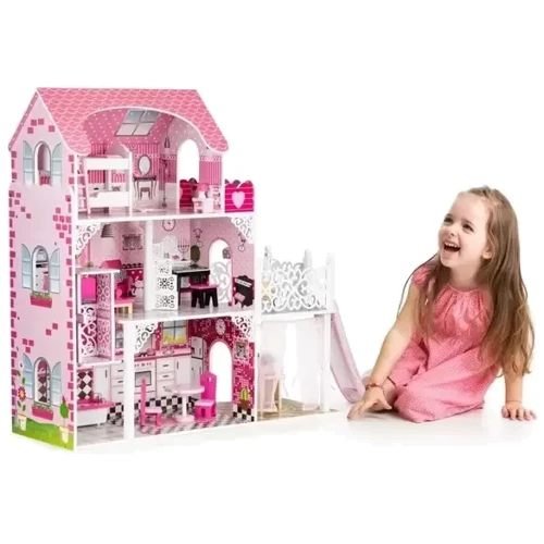 Ляльковий будиночок Ecotoys XXL з гіркою (TL49059) фото 3