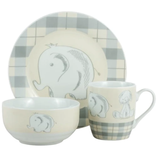 Набор детской посуды на 1 персону из 3 предметов Limited Edition Elephants (HYT17176)