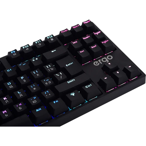 Клавиатура ERGO KB-915 TKL: Тип клавиш механический