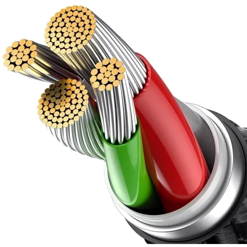 Кабель Baseus USB Cable to Lightning Glimmer Series Fast Charging Data 2.4A 1m Black (CADH000201) фото 4