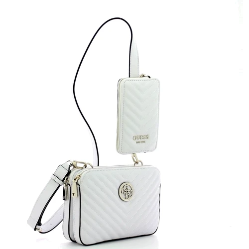 Женская сумка кросс боди Guess Blakely Status Crossbody белая (HWVG7663140-WHI): Пол Женский
