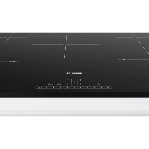 Варочная поверхность Bosch PIV851FC5E: Расположение панели спереди