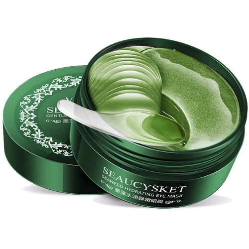 Venzen Seaweed Hydrating Eye Mask Гидрогелевые патчи с экстрактом водоросли фукус пузырчатый 60 шт.
