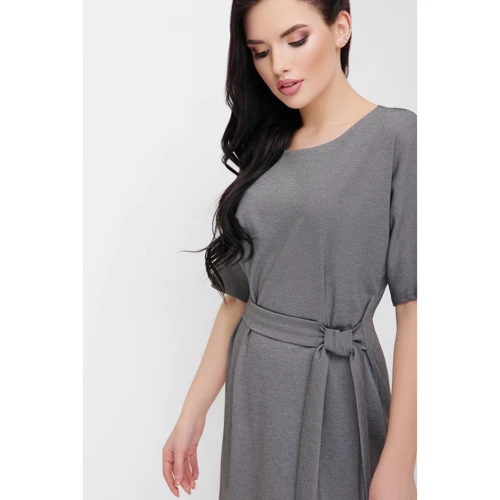 Сукня FashionUp PL-1619B 52 сіре повсякденне до середини стегна: Вид Повсякденні сукні