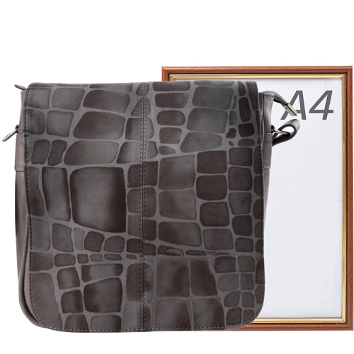 Жіноча сумка почтальонка Laskara сіра (LK-DD223-grey-giraffe): Стать жіночий