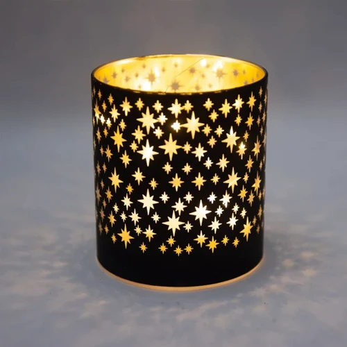 Светильник декоративный Chomik стеклянный led 10х10х12.5 см 3 x AAA (5900779842298): Производитель Chomik