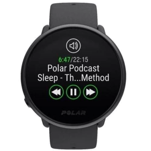 Смарт-часы Polar Ignite 2 Black Pearl S/L (90085182): Время работы до 5 дней в режиме часов с непрерывным отслеживанием пульса / до 20 часов в режиме тренировки (GPS и