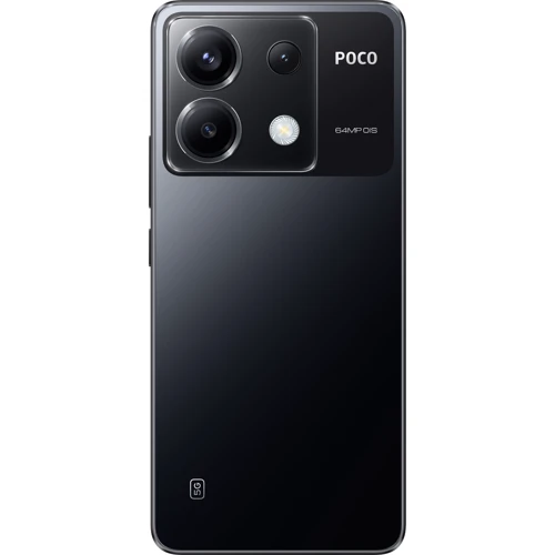 Смартфон POCO X6 5G 8/256GB Black (Global): Камера Потрійна 64 Мп (f/1.79) + 8 Мп (f/2.2) + 2 Мп (f/2.4) / LED спалах / HDR / Панорама / Фронтальна 16 Мп (f/2.45)