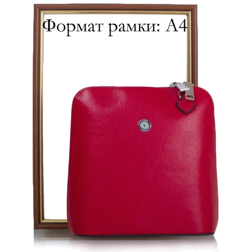 Женская сумка через плечо Karya красная (SHI0559-46): Тип ручки Со съемным ремнем, Плечевой ремень, Без ручки