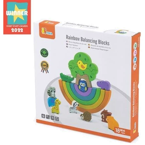 Деревянная игра-баланс Viga Toys Радуга (44590)