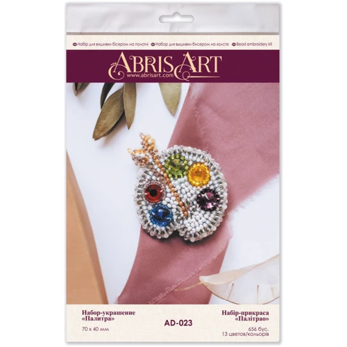 Abrisart AD-023 Набір для вишивки бісером прикраси Палітра: Виробник Abrisart