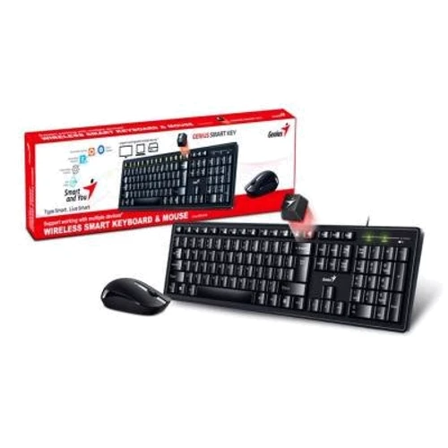 Комплект беспроводной Genius Smart KM-8200 WL Black Ukr (31340003410)