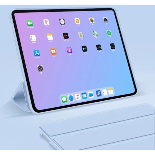 Аксессуар для iPad BeCover Tri Fold Soft TPU Silicone Light Blue for iPad Air (2020-2025) (711409): Материал искусственная кожа
