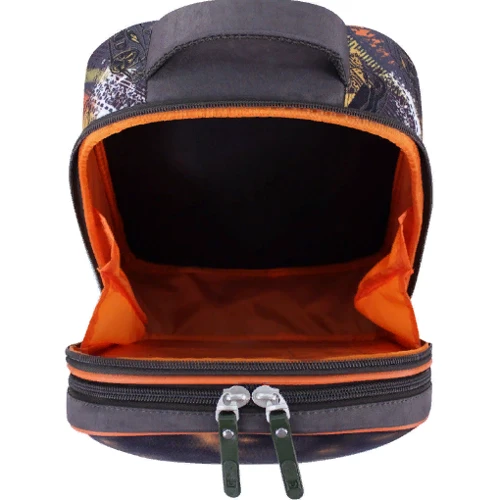 Рюкзак Bagland Turtle 17 л. хакі 666 (0013470): Корпус рюкзака каркасний