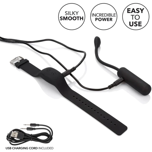 CalExotics Wristband Remote Petite Bullet вибропуля с браслетом, 7x2 см
