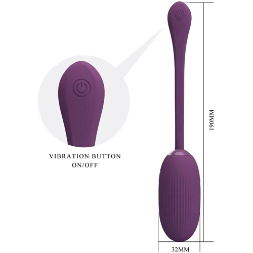 Смарт виброяйцо с электростимуляцией LYBAILE Pretty Love Doreen (BI-014609HP-2)