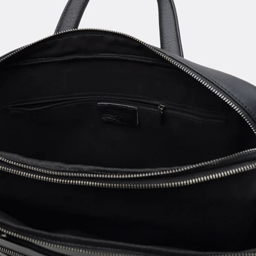 Мужская сумка мессенджер Ricco Grande черная (K17522-3-black): Тип ручки Со съемным ремнем, Плечевой ремень, С двумя ручками, Короткая ручка