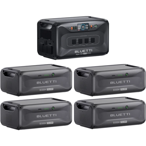 Зарядна станція Bluetti Apex 300 3840W + 4 Home Battery Backup B300K 13824Wh