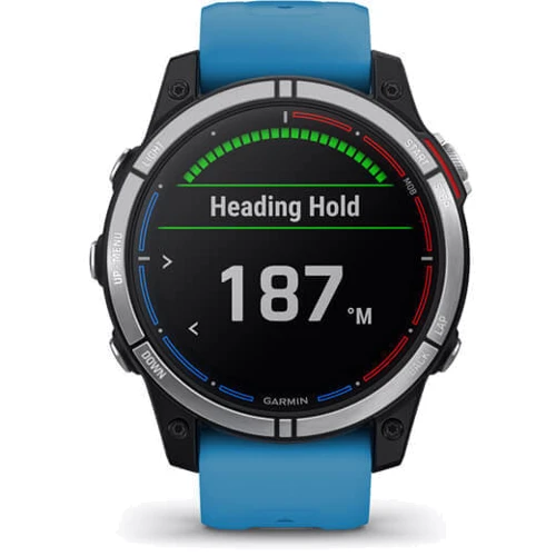Смарт-часы Garmin Quatix 7 Standard Edition Blue Silicone Strap (010-02540-61): Объем внутренней памяти 32 ГБ