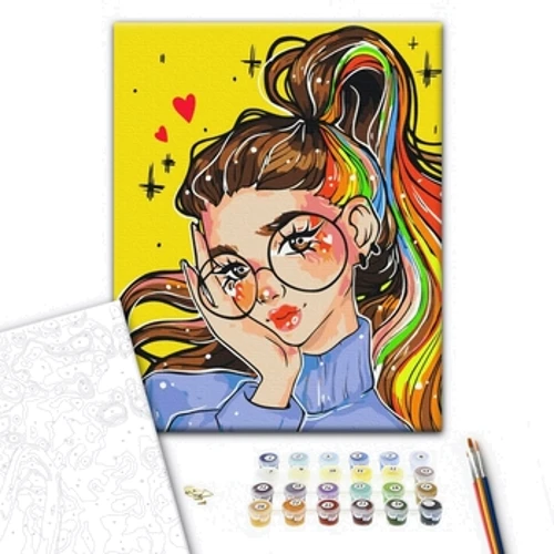 Картина по номерам Brushme Яркий образ @nila_art_art 40х50 см (BS53519): Производитель Brushme