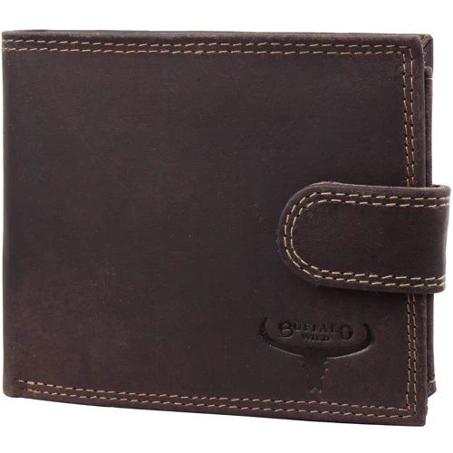 Мужское портмоне Buffalo Wild коричневое (DNKN992L-B-MHU-brown): Пол Мужской